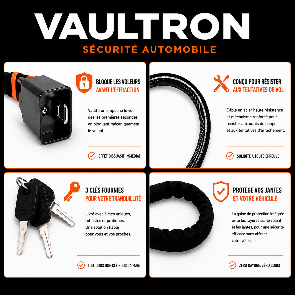 VAULTIRON™ Protection véhicule renforcée